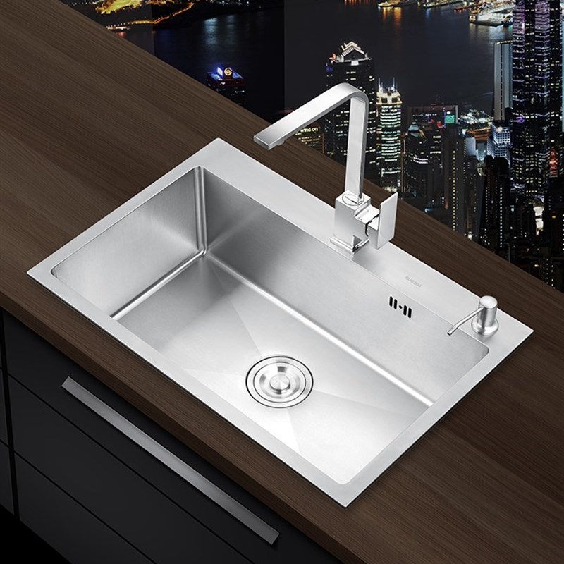 推荐水槽 Kitchen stainless steel sink thickened sink dishwas - 图3