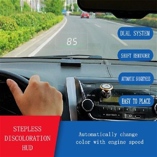 新品Upgraded Car Head Up Display Universal Vehicles HUD OBD2-图1