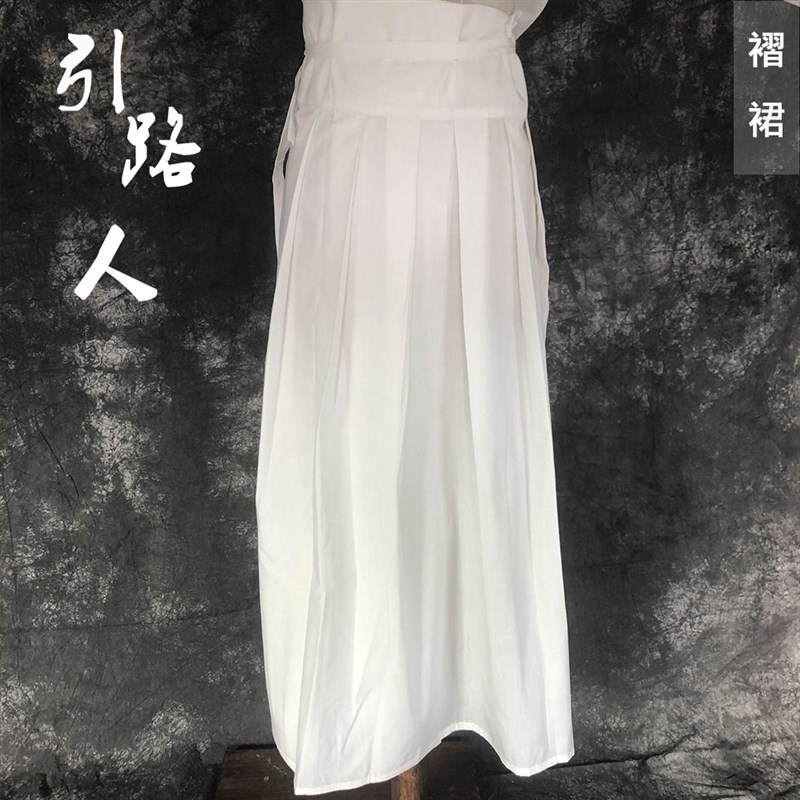 孝衣丧服女孝衣孝帽套装偏襟孝服殡葬白孝衫丧服纯白色丧葬衣服 - 图3