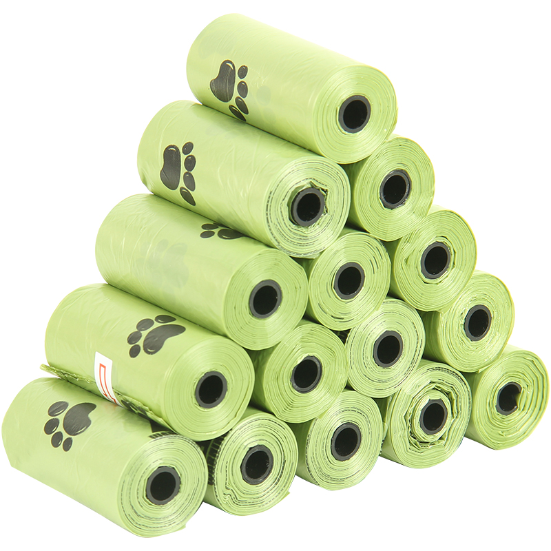 pcs/5roll Blgck Bags PortableC Doa Pet Waste Poop Poo Ref - 图3