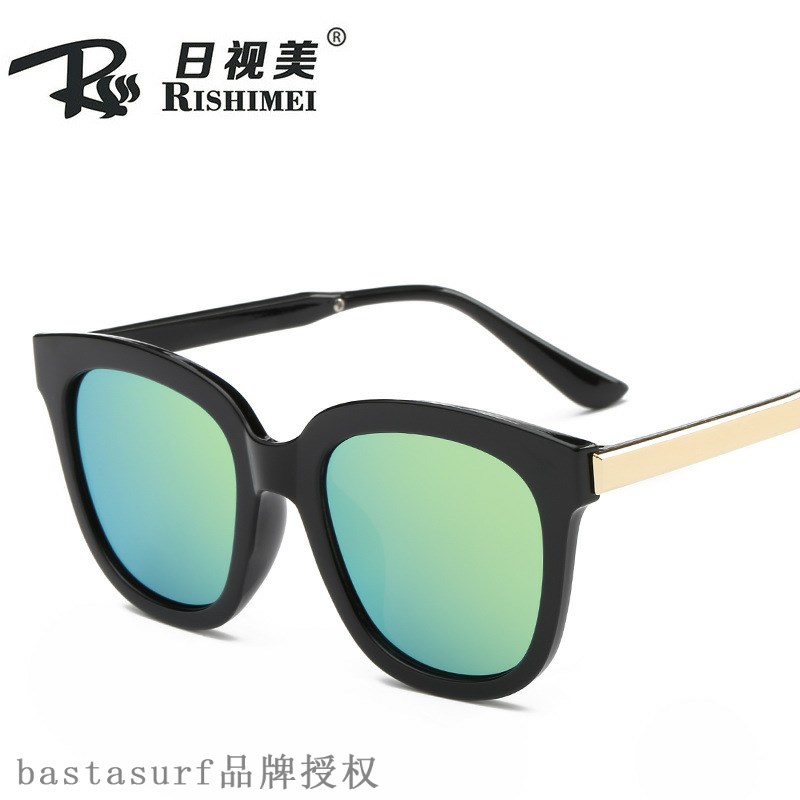 网红2019 new fashion large frame sunglasses European and Ame-图2