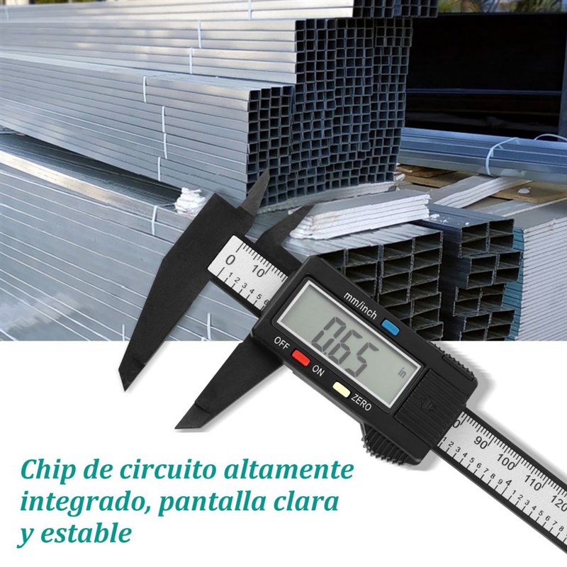 速发Digital Caliper Portable Electronic Vernier Caliper 100m - 图1