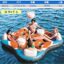 Water floating bench Multiple people floating bed blanket swimming tent Air Cushion Bed Big floating pad Magic Lying Chair Sofa Floating