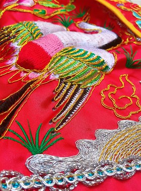 现货台版土地公 大伯公福德w正神神像披风 神明衣手工凸绣 神衣神
