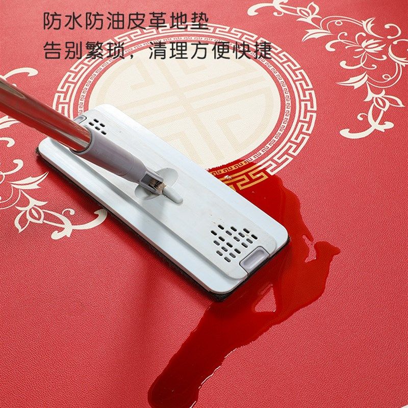地垫入户门垫pvc可擦免洗新中式进门门口脚垫可裁剪红色玄关地毯,淘宝优惠券,粉丝福利购,淘宝优惠卷