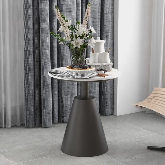 Nordic sofa side table bedroom bedside table living room slate corner table internet celebrity reception side table negotiation small round table coffee table