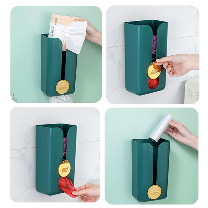 极速Home Garbage Bag Kitchen Organizer Wall Hanging Storage - 图3