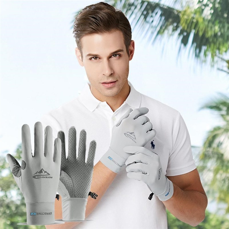 MTB Bike Thin Sunscreen Gloves Bicycle Glove High Temperatur - 图2