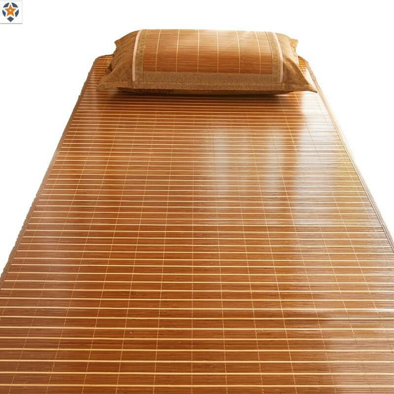 推荐sided bamboo mat mat single bed rattan mat folding ice m - 图0