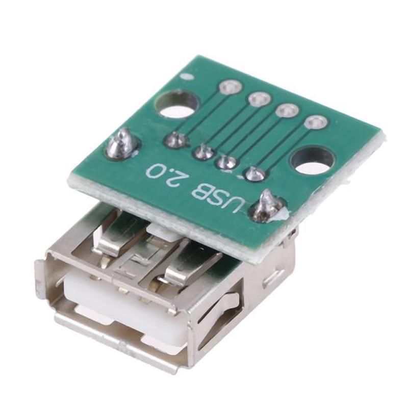 推荐5pcs/Lot Type A Female USB To DIP 2.54mm PCB Connector U - 图0