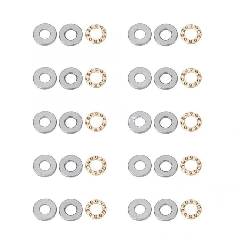 推荐10Pcs Thrust Ball Bearings Miniature High Speed Flat Ste - 图2