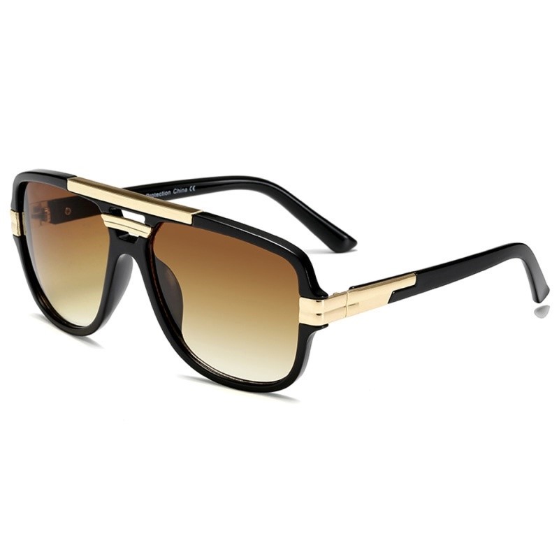 现货速发men sunglasses sunglass design vintage gradient uv40 - 图2