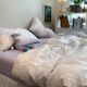 Simple and grinding four-piece set cotton sheets and quilt covers single quilt covers M room bedding covers three-piece set bedding