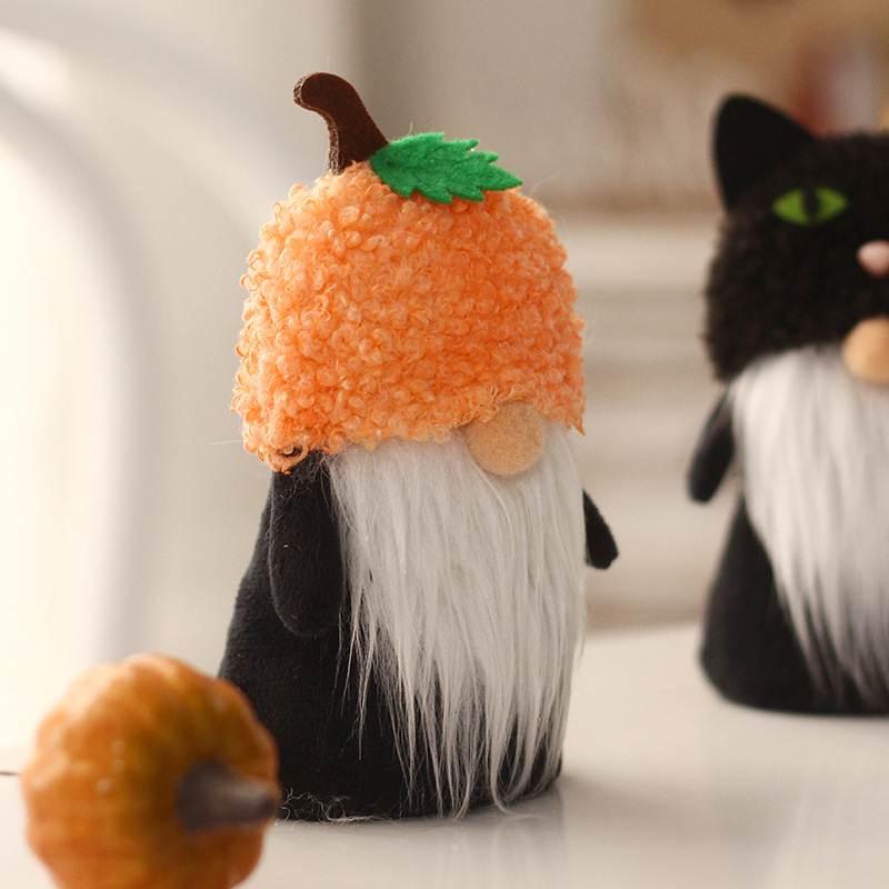 极速newHalloween Decorations Ins Cute Wind Ghost Pumpkin Fac - 图0