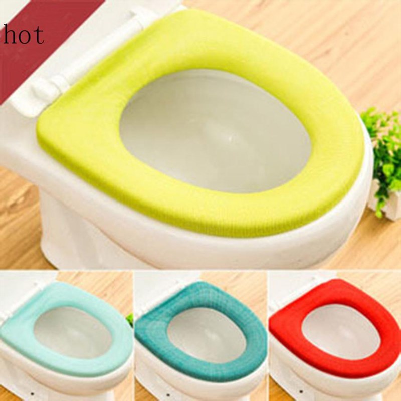 新品ISHOWTIENDA WArm SOfT TOILET COvEr SEAT LID PAD BATHrOOm - 图2