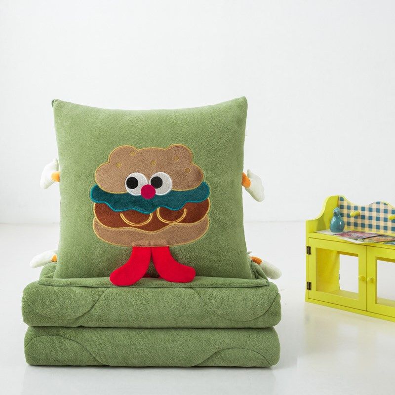 卡通可爱两用抱枕被靠垫枕头被午休空调被汽车沙发午睡学生纯色绒,淘宝优惠券,粉丝福利购,淘宝优惠卷