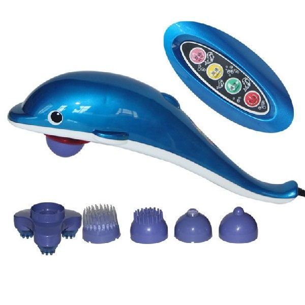 Electric Dolphin Massager Back BMassage Hammer Vibration Inf - 图0