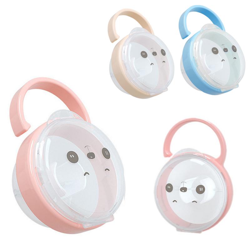 速发Baby Pacifier Box Safe PP Plastic Soother Container Hold - 图1