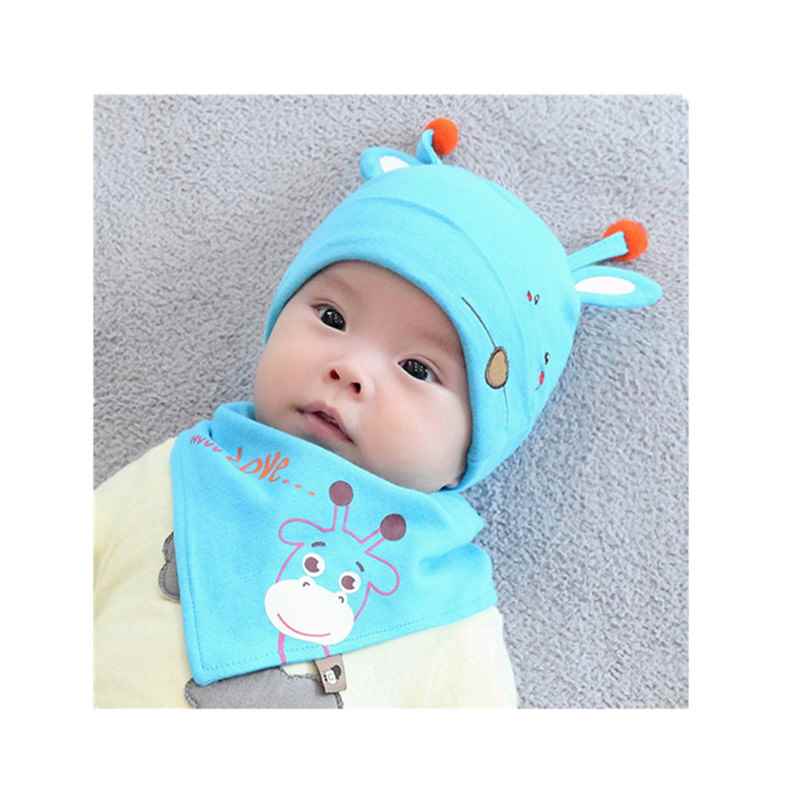 速发newFemale baby hat brim autumn three months baby hat aut - 图2