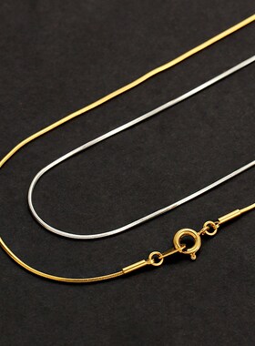 柔顺简约百搭蛇骨k链叠戴个性ins风锁骨链气质复古通勤项链饰品女