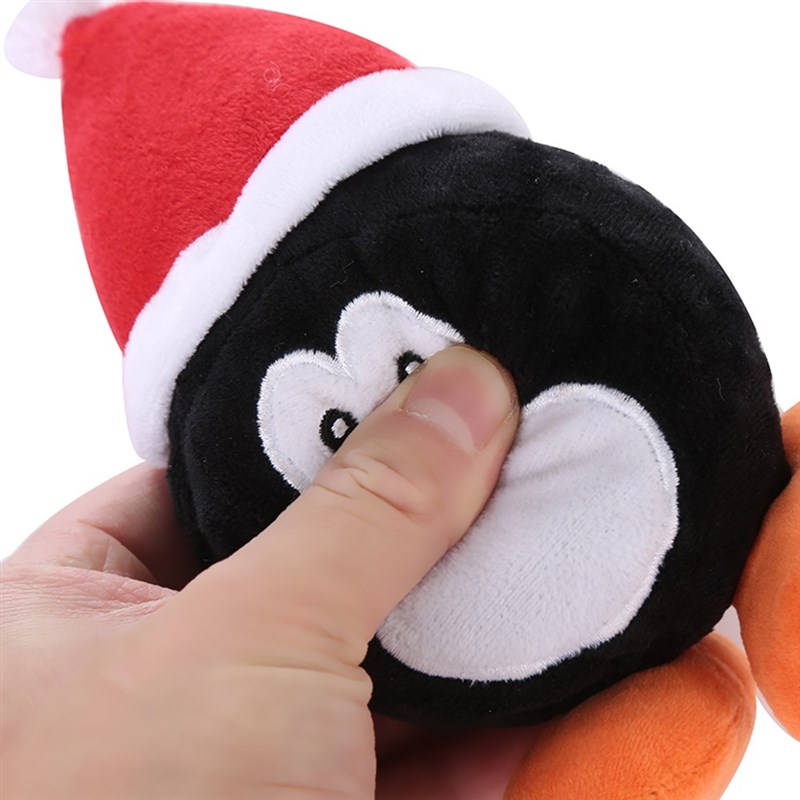 Funny Pet Dog Plush Toy Christmas Cartoon Durable Resistance-图1