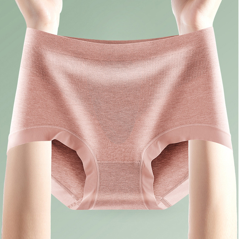 推荐Nude ammonia cotton seamless underwear for women - 图0