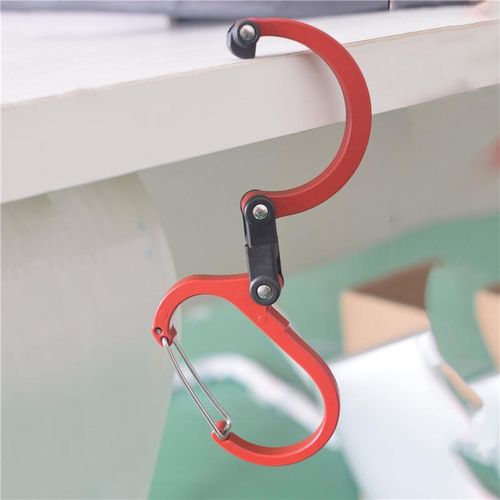 美国D型登山扣钥匙快挂扣多功能行山扣户外背包挂钩爬山装备神器 - 图0