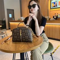 Doogie brand Four leafs Grass Ocean handbag Leisure 100 lapped Boston ladies Single shoulder Inclined Satchel Bag 149