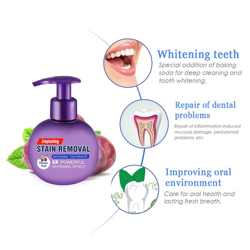 *10#teeth whitening Soda Toothpaste Stain Removal Whitening - 图2