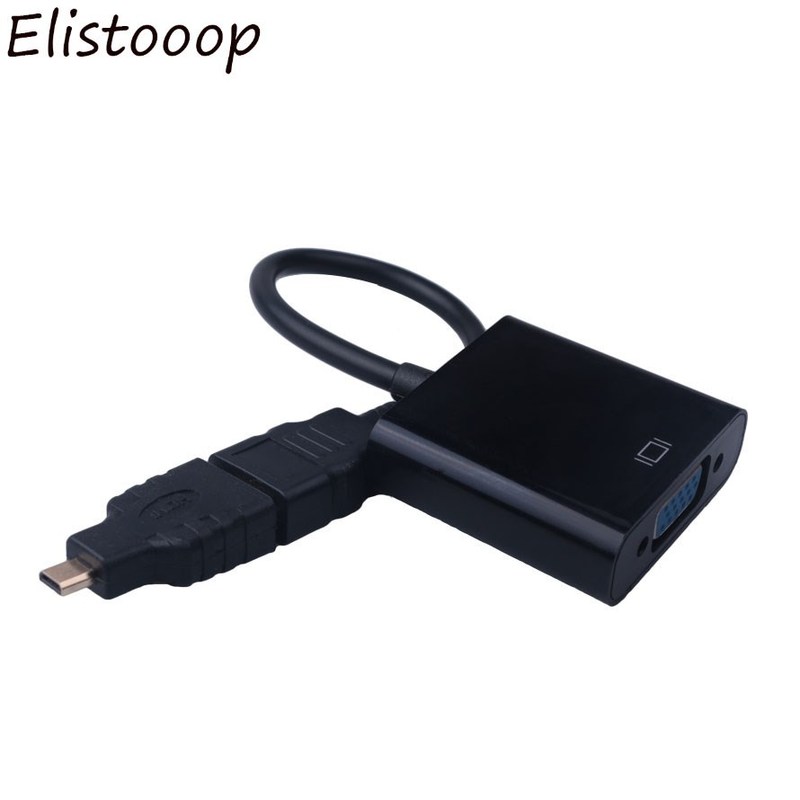 推荐Elistooop HDMI to VGA Adaptor Micro HDMI Mini HDMI Male - 图3