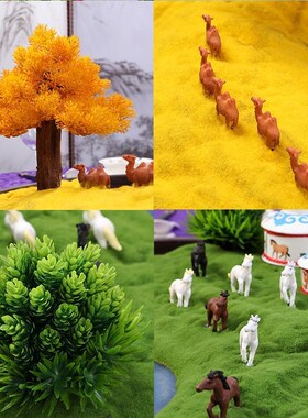 大圆桌中间摆件新中式酒店餐桌花装饰高端圆形摆设转盘微景观造景