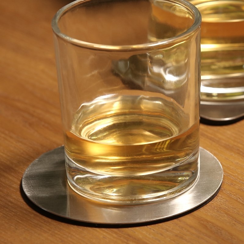 极速Stainless steel metal coasters creative custom-made bar - 图0