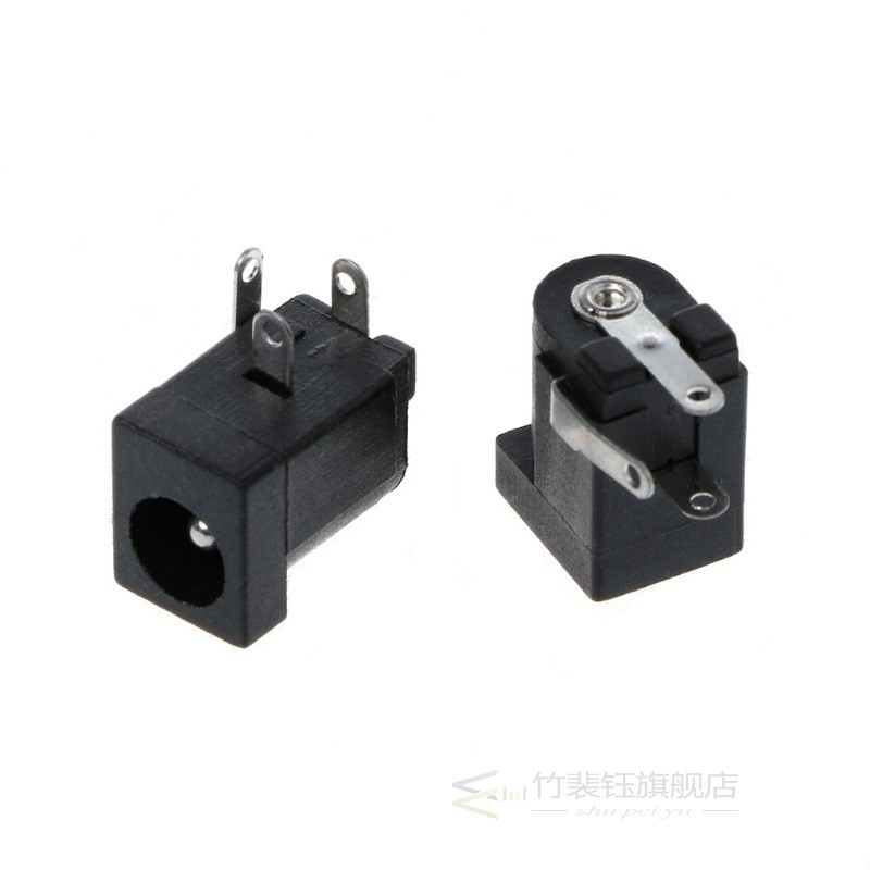 极速5 Pcs DC-005 DC Power Jack Socket Connector 5.5x2.1mm Ba - 图1