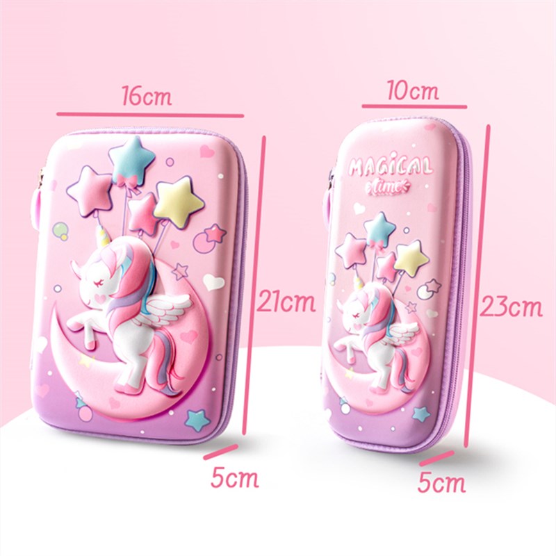 速发Pencil Cases Unicorn Trousse Stationery Licorne Etui Est - 图1