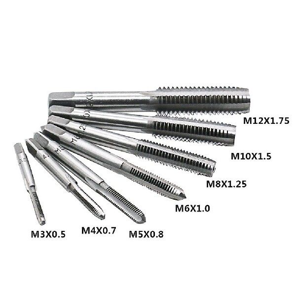 CS M3-M12 Tap SetHmSall zTap Twisted  and Tools Scr - 图0