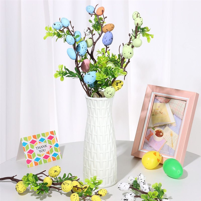 极速.Party Vase Decor Wedding Favors Artificial Home Easter - 图2