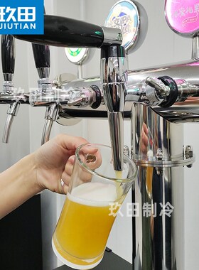 精酿食品级不锈钢扎啤机打酒头酒柱龙头果泥高粘啤酒出酒阀防阻塞