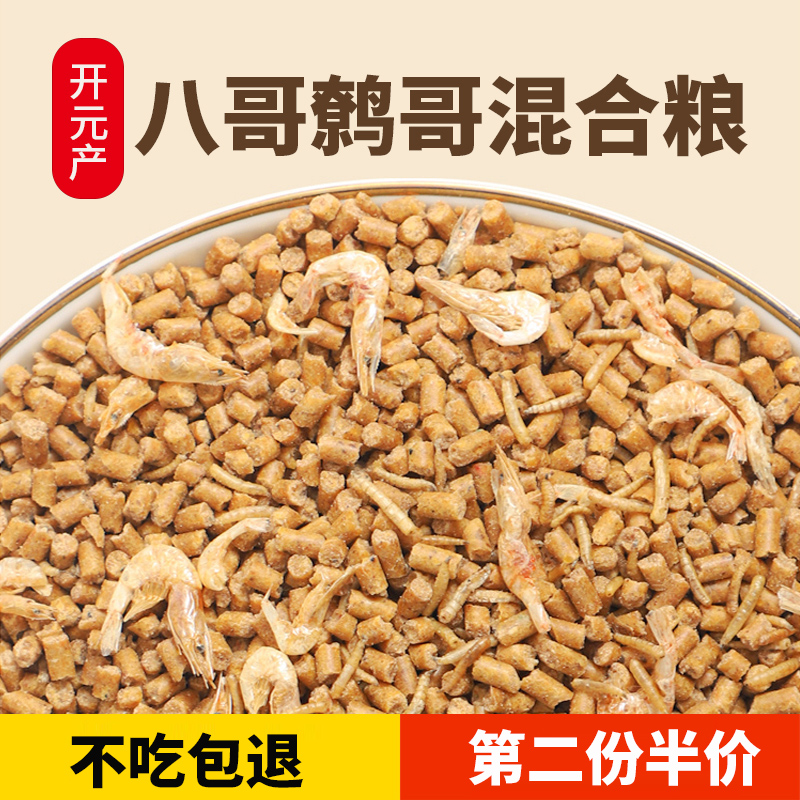 产鸟饲合鹩哥八哥鸟益s鸟粮鹩哥专用饲料营养食生菌混料粮 - 图2