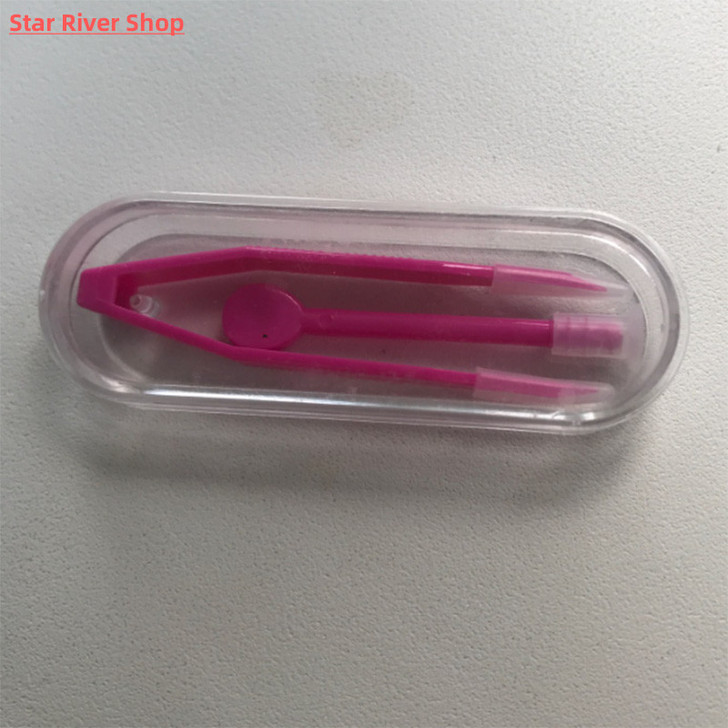 速发1 Set Color Contact Lens Case Box Tweezers and Suction S-图2