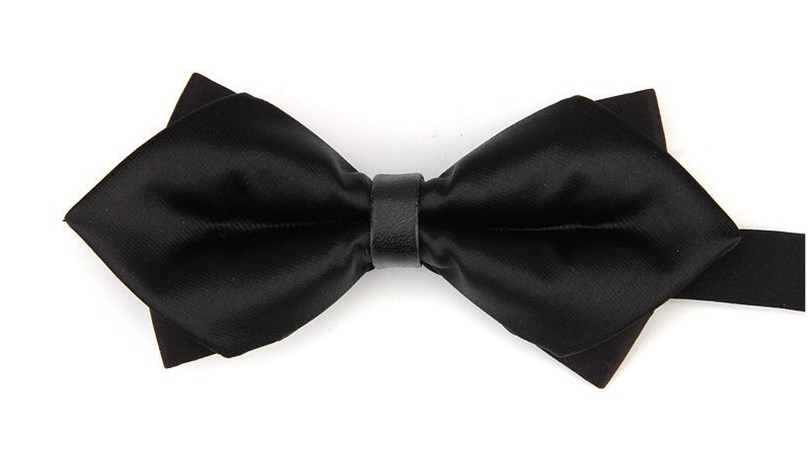 极速Black Neck Ties Tie For Men Mens Necktie Cravat Silk Gif - 图0