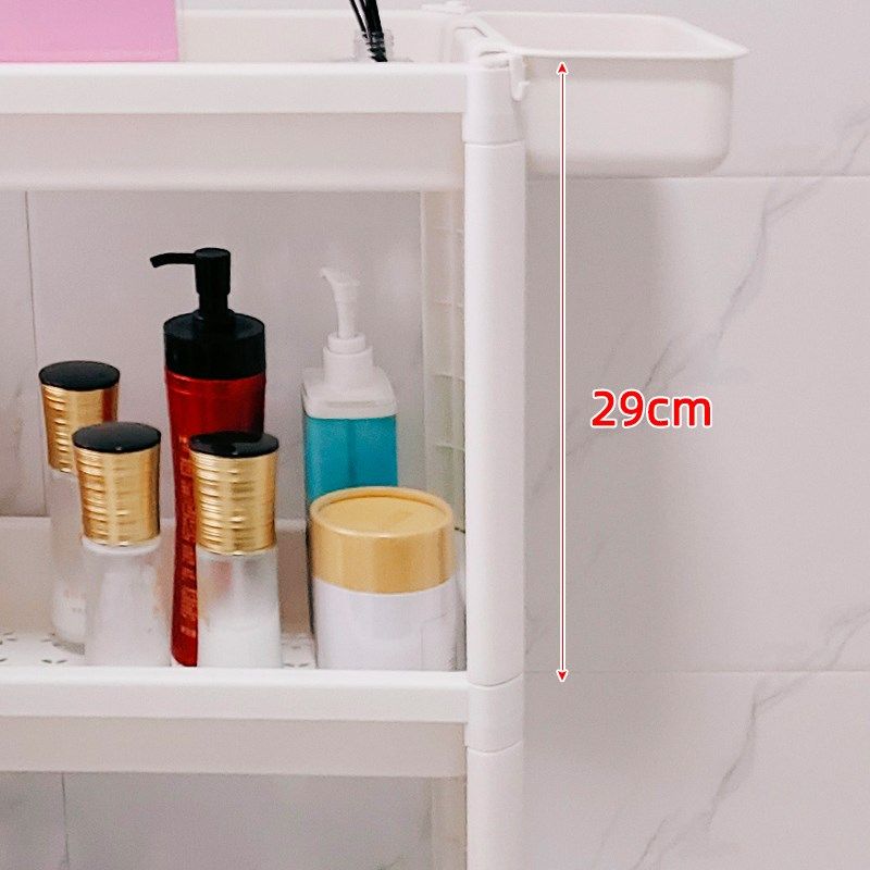 浴室落地置物架厕所洗澡洗手间夹缝架卫生间台面脸盆储物收纳架子,淘宝优惠券,粉丝福利购,淘宝优惠卷