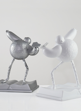 北欧简约儿童房卡通人物摆v件家居客厅软装饰品样板房间售楼处摆