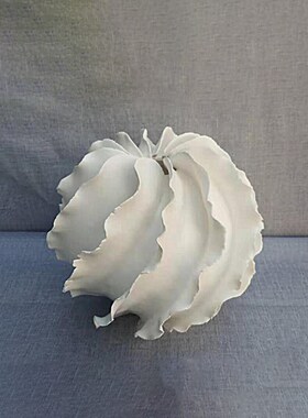 样板房售楼部手工创意抽象陶瓷花瓶摆件茶几电视柜展示架工艺品