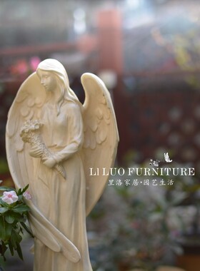 静匿之美-天使 花园别墅庭院园林户外装饰品天使桌面摆件园艺杂货