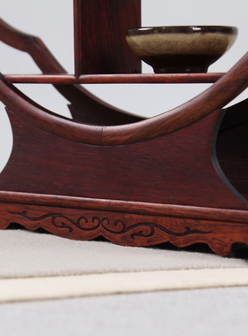 红酸枝博古架实木中式工艺品装饰摆件创意家居饰品客厅Z办公室摆