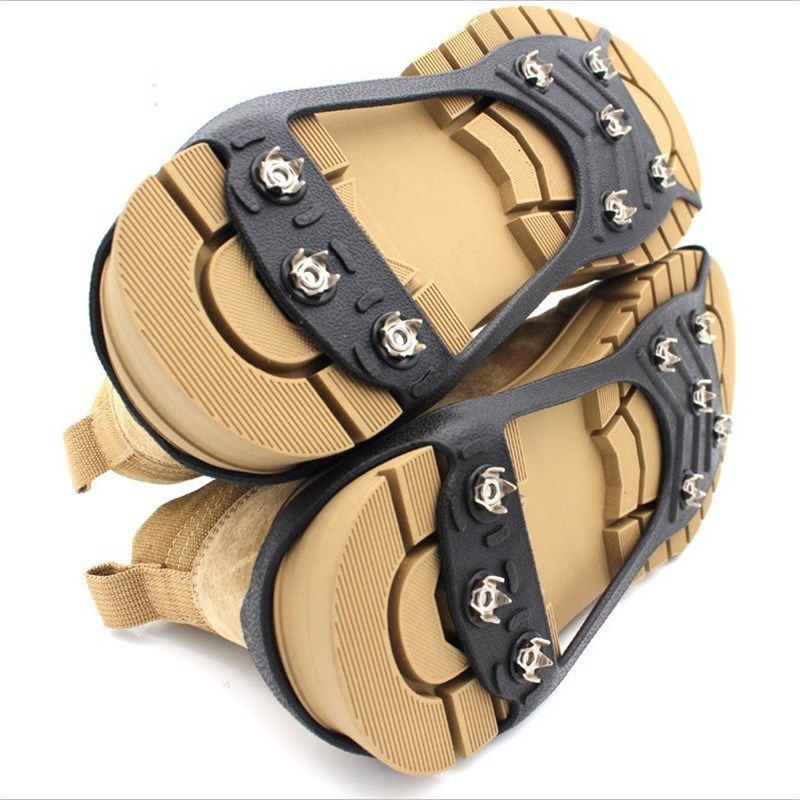 儿童8齿钢钉冰爪防滑o鞋套成人葫芦简易雪爪户外装备雪地攀岩工具,淘宝优惠券,粉丝福利购,淘宝优惠卷