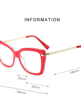 现货45173 Ogptical Eyeglasses Women Metal Legs Designer Pres