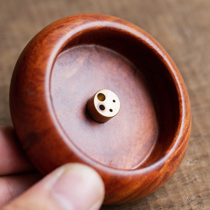 黑檀木花梨线香底座大小多孔香托香盘香座小号香插香炉供佛用具,淘宝优惠券,粉丝福利购,淘宝优惠卷