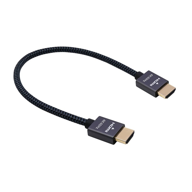 4k HDMI Cable 1Ft 30cm  High speed HDMI 2.0 4K 60Hz cable wi - 图0