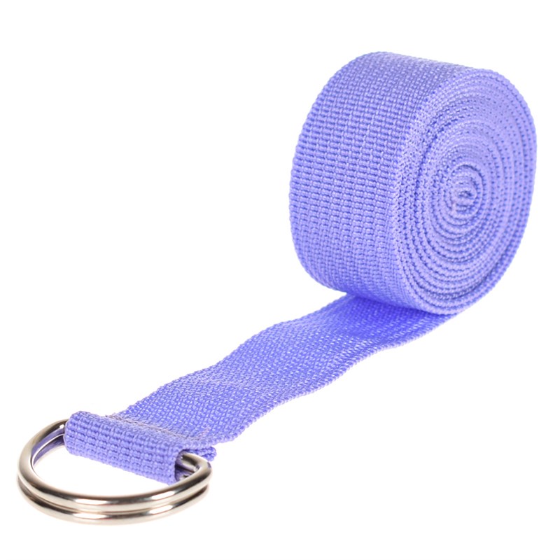 0jm Sport Yoga Strap Durable Cotton Exercise TStraps Acdu - 图0